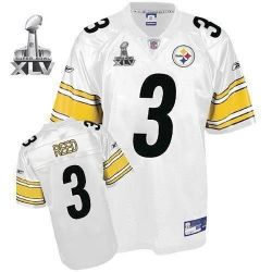 Cheap Jeff Reed Steelers Jersey #3 White 2011 Super Bowl From China