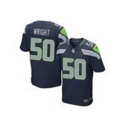 Cheap KJ Wright Seahawks Jersey From China #50 Blue Elite