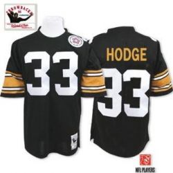 Cheap Merril Hodge Steelers Jersey #33 Black Throwback From China