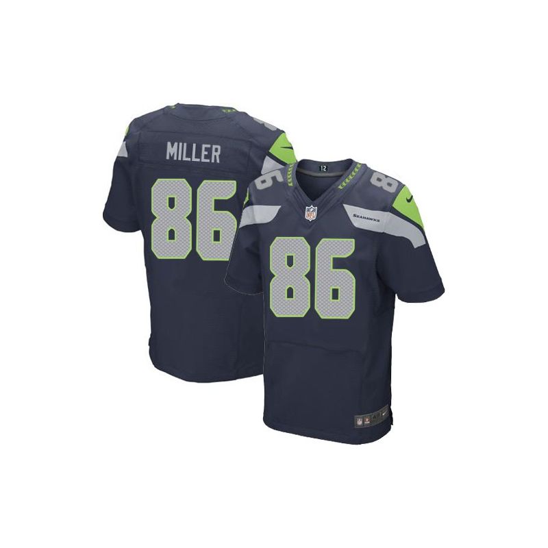 Cheap Zach Miller Seahawks Jersey From China #86 Blue Elite