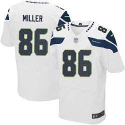 Cheap Zach Miller Seahawks Jersey From China #86 White Elite