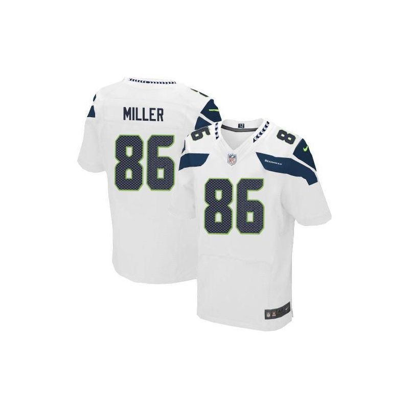 Cheap Zach Miller Seahawks Jersey From China #86 White Elite