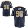 Cheap Michael Sam Rams Jersey From China #96 Blue Elite