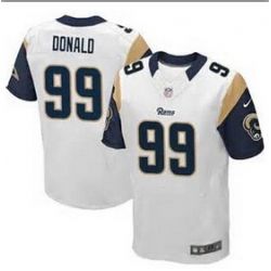 Cheap Aaron Donald Rams Jersey From China #99 White Elite