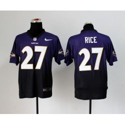 Cheap Ray Rice Ravens Jersey From China #27 Purple-Black Drift Fashion