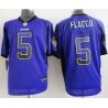 Cheap Joe Flacco Ravens Jersey From China #5 Purple Drift Fashion