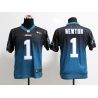 Cheap Cam Newton Panthers Jersey From China #1 Black-Blue Drift Fashion