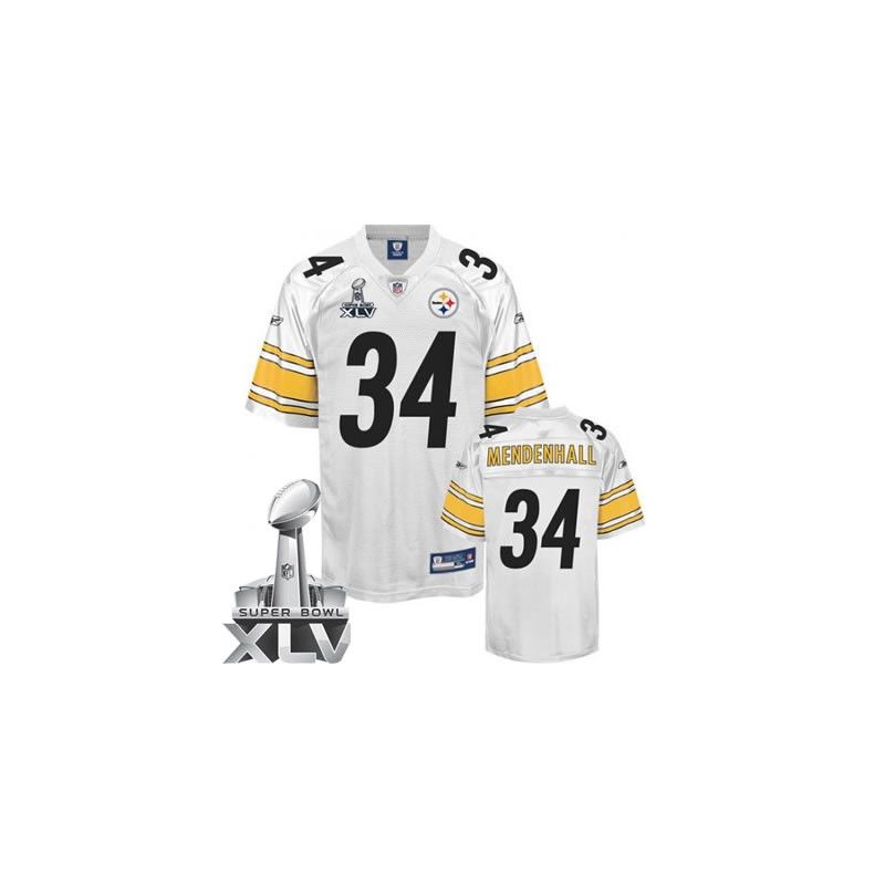 Cheap Rashard Mendenhall Steelers Jersey #34 White 2011 Super Bowl XLV Cheap Rashard Mendenhall Steelers Jersey #34 White 2011 Super Bowl XLV