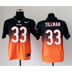 Cheap Charles Tillman Bears Jersey From China #33 Navy-Orange Drift Fashion