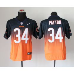 Cheap Walter Payton Bears Jersey From China #34 Navy-Orange Drift Fashion