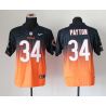 Cheap Walter Payton Bears Jersey From China #34 Navy-Orange Drift Fashion