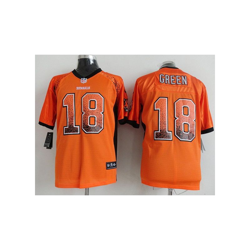 Cheap AJ Green Bengals Jersey From China #18 Orange Drift Fashion Cheap AJ Green Bengals Jersey From China #18 Orange Drift Fashion