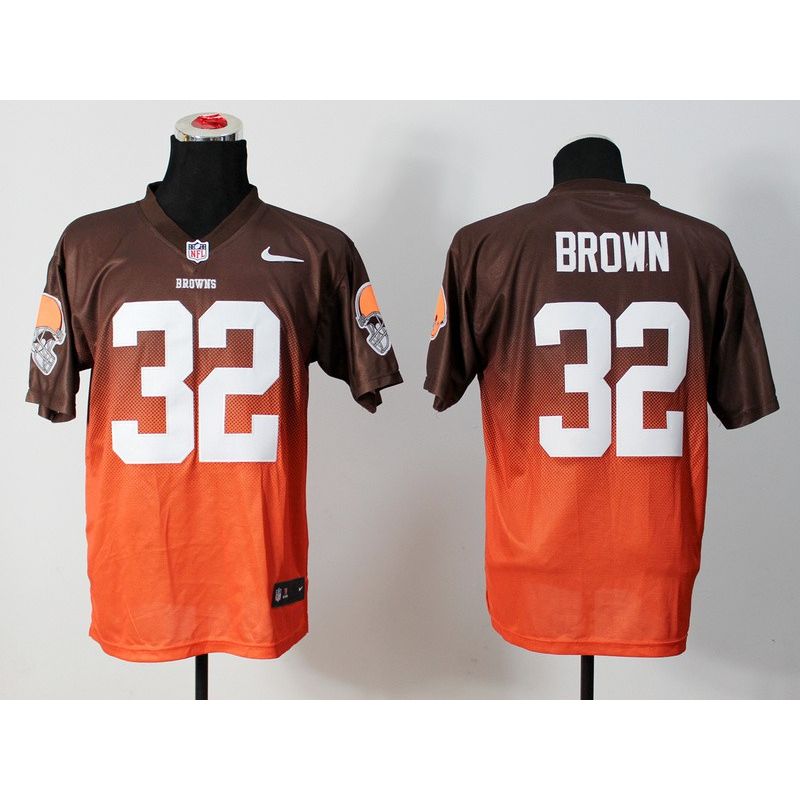 Cheap Jim Brown Browns Jersey From China #32 Brown-Orange Drift Fashion Cheap Jim Brown Browns Jersey From China #32 Brown-Orange Drift Fashion