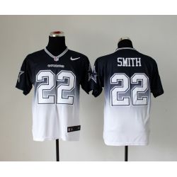 Cheap Emmitt Smith Cowboys Jersey From China #22 Blue-White Drift Fashion
