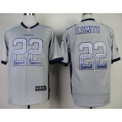 Cheap Emmitt Smith Cowboys Jersey From China #22 Grey Drift Fashion