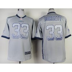 Cheap Tony Dorsett Cowboys Jersey From China #33 Grey Drift Fashion