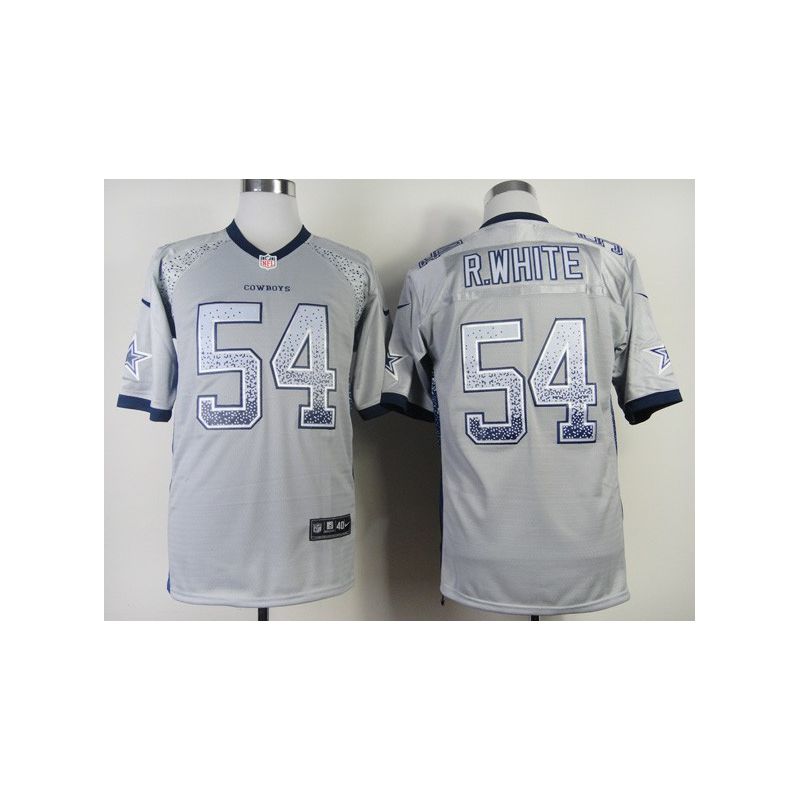 Cheap Randy White Cowboys Jersey From China #54 Grey Drift Fashion