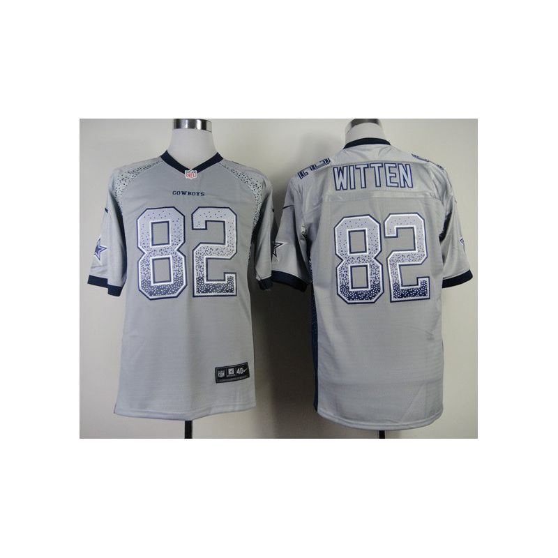 Cheap Jason Witten Cowboys Jersey From China #82 Grey Drift Fashion