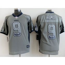 Cheap Tony Romo Cowboys Jersey From China #9 Grey Drift Fashion