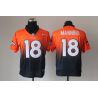 Cheap Peyton Manning Broncos Jersey From China #18 Orange-Blue Drift Fashion