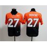 Cheap Knowshon Moreno Broncos Jersey From China #27 Orange-Blue Drift Fashion