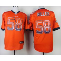 Cheap Von Miller Broncos Jersey From China #58 Orange Drift Fashion