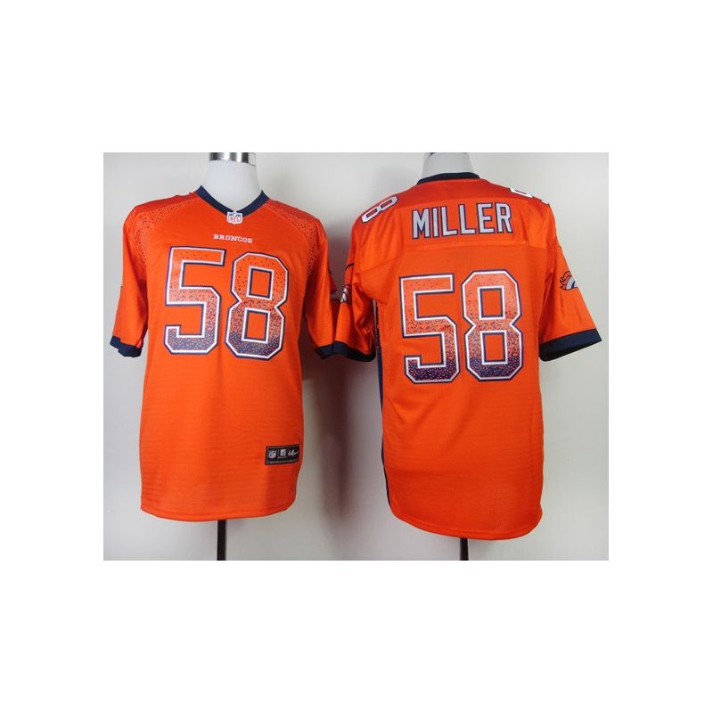 Cheap Von Miller Broncos Jersey From China #58 Orange Drift Fashion Cheap Von Miller Broncos Jersey From China #58 Orange Drift Fashion