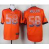 Cheap Von Miller Broncos Jersey From China #58 Orange Drift Fashion
