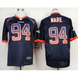 Cheap DeMarcus Ware Broncos Jersey From China #94 Blue Drift Fashion