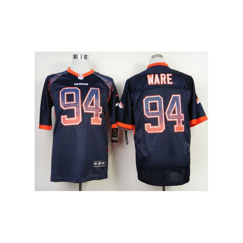 Cheap DeMarcus Ware Broncos Jersey From China #94 Blue Drift Fashion Cheap DeMarcus Ware Broncos Jersey From China #94 Blue Drift Fashion