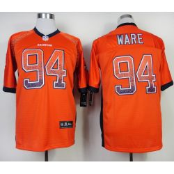Cheap DeMarcus Ware Broncos Jersey From China #94 Orange Drift Fashion