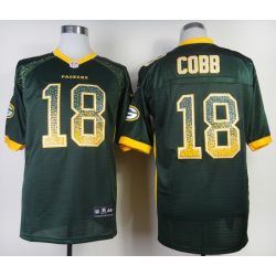 Cheap Randall Cobb Packers Jersey From China #18 Green Drift Fashion