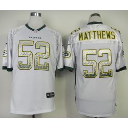 Cheap Clay Matthews Packers Jersey From China #52 White Drift Fashion