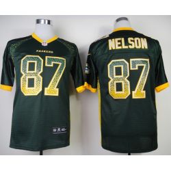 Cheap Jordy Nelson Packers Jersey From China #87 Green Drift Fashion