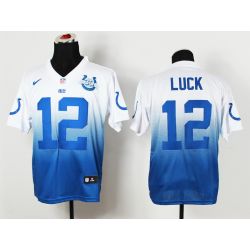 Cheap Andrew Luck Colts Jersey From China #12 30th Drift Fashion