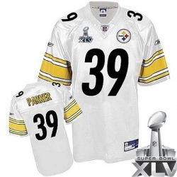 Cheap Willie Parker Steelers Jersey #39 White 2011 Super Bowl XLV From China