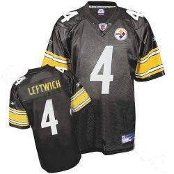 Cheap Byron Leftwich Steelers Jersey #4 Black From China