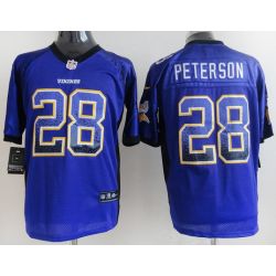 Cheap Adrian Peterson Vikings Jersey From China #28 Purple Drift Fashion