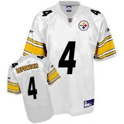 Cheap Byron Leftwich Steelers Jersey #4 White From China