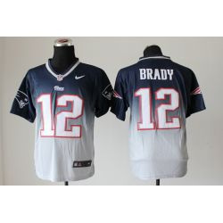 Cheap Tom Brady Patriots Jersey From China #12 Blue-White Drift Fashion