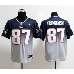 Cheap Rob Gronkowski Patriots Jersey From China #87 Blue-White Drift Fashion