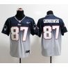 Cheap Rob Gronkowski Patriots Jersey From China #87 Blue-White Drift Fashion