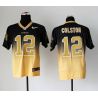 Cheap Marques Colston Saints Jersey From China #12 Black-Gold Drift Fashion