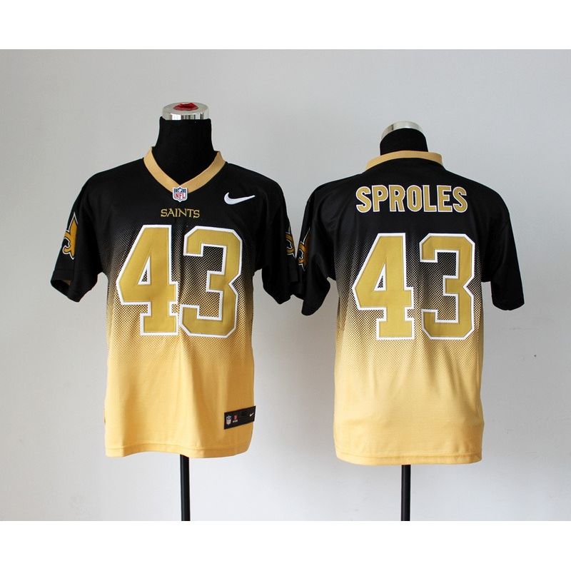 Cheap Darren Sproles Saints Jersey From China #43 Black-Gold Drift Fashion Cheap Darren Sproles Saints Jersey From China #43 Black-Gold Drift Fashion