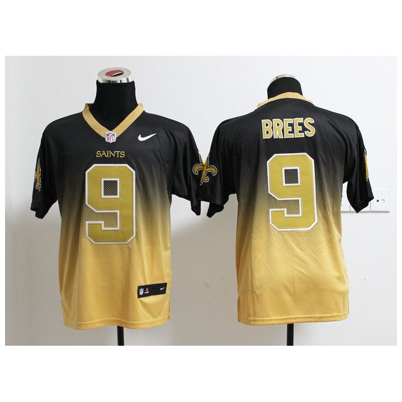 Cheap Drew Brees Saints Jersey From China #9 Black-Gold Drift Fashion Cheap Drew Brees Saints Jersey From China #9 Black-Gold Drift Fashion