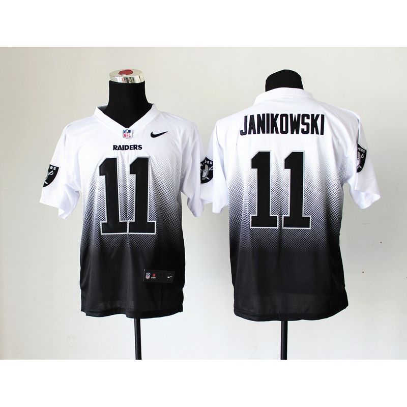 Cheap Sebastian Janikowski Raiders Jersey From China #11 White-Black Drift Fashion Cheap Sebastian Janikowski Raiders Jersey From China #11 White-Black Drift Fashion