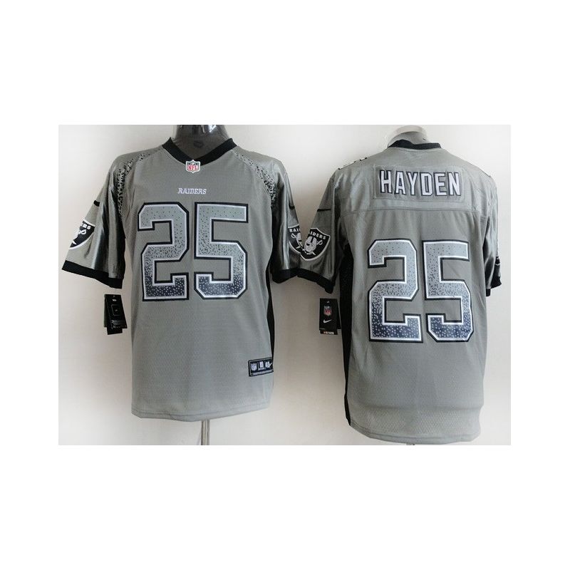 Cheap DJ Hayden Raiders Jersey From China #25 Grey Drift Fashion Cheap DJ Hayden Raiders Jersey From China #25 Grey Drift Fashion