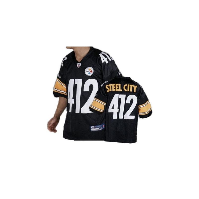 Cheap Steel City Steelers Jersey #412 Black From China Cheap Steel City Steelers Jersey #412 Black From China