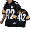 Cheap Steel City Steelers Jersey #412 Black From China