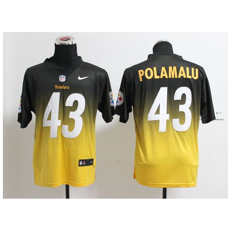 Cheap Troy Polamalu Steelers Jersey From China #43 Black-Yellow Drift Fashion Cheap Troy Polamalu Steelers Jersey From China #43 Black-Yellow Drift Fashion